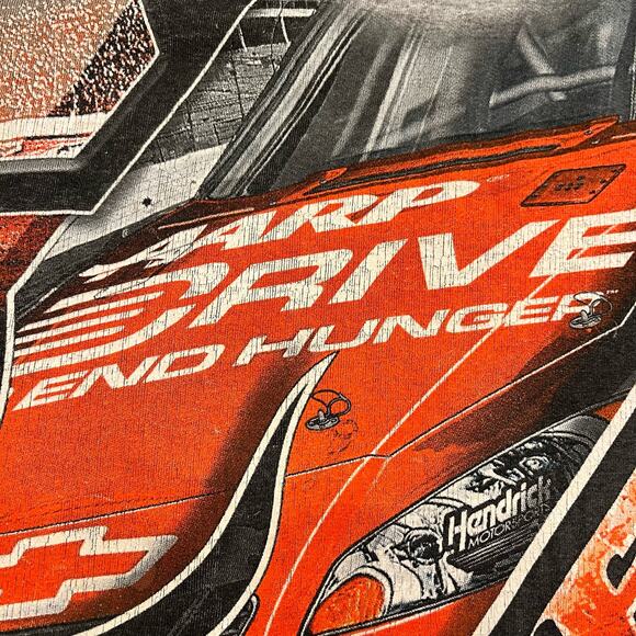 NASCAR Jeff Gordon #24 all over print T Shirt 2012 AARP Drive to end hunger - Picture 6 of 9